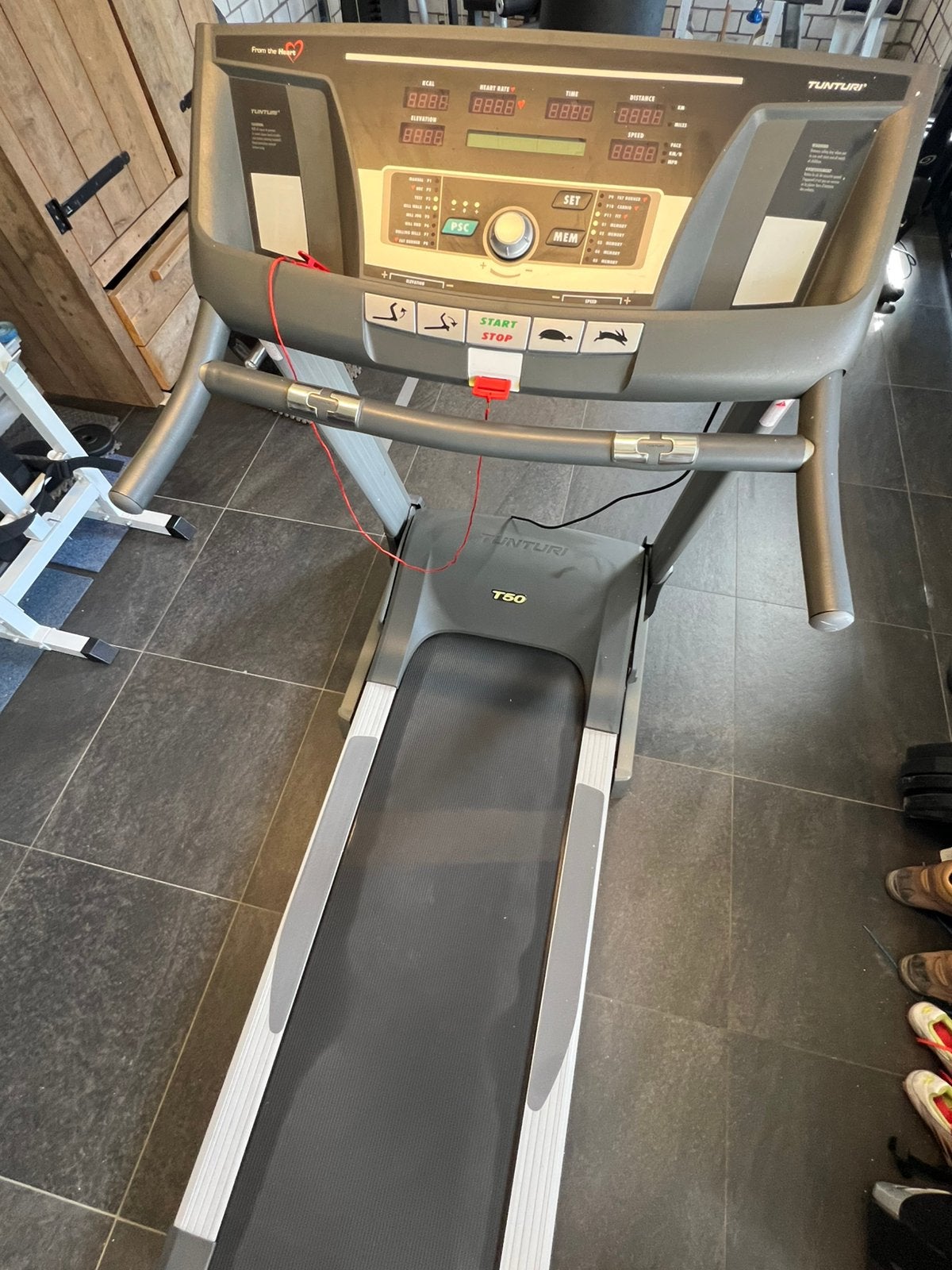 Loopband Tunturi T50, Ophalen, Gebruikt, Metaal, Loopband