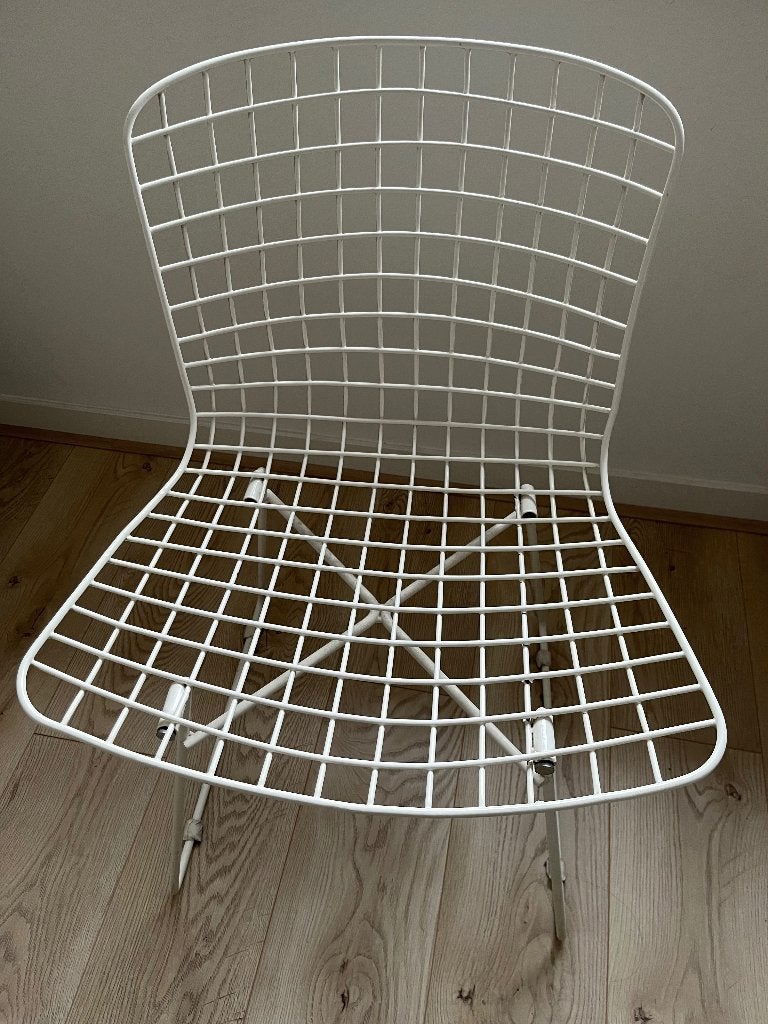 Knoll Bertoia stoel – designklassieker – gebruikte staat, Ophalen, Gebruikt, Wit, Eén