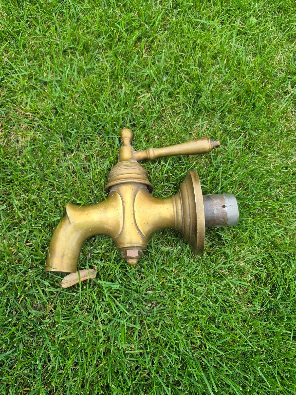 Antieke Messing Kraan - Vintage Stijl, Antiek en Kunst, Antiek | Koper en Brons, Ophalen, Koper