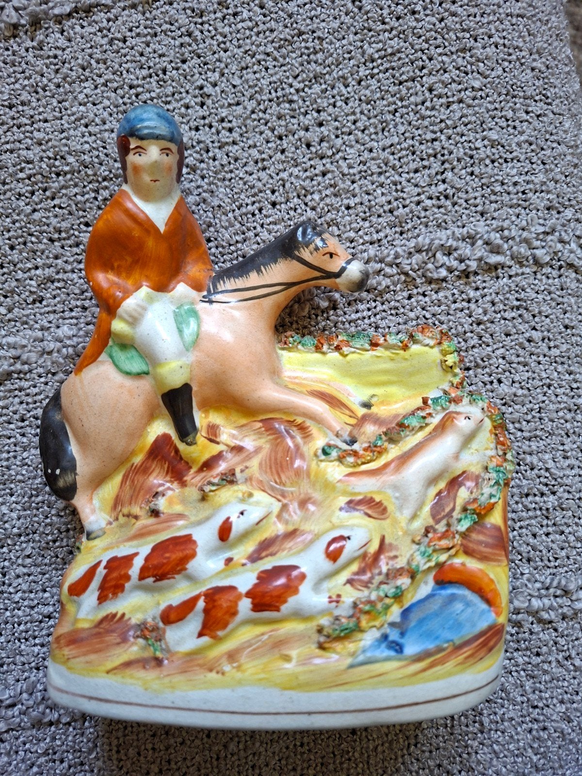 Staffordshire beeld Jachttafereel , 19 cm., Ophalen of Verzenden