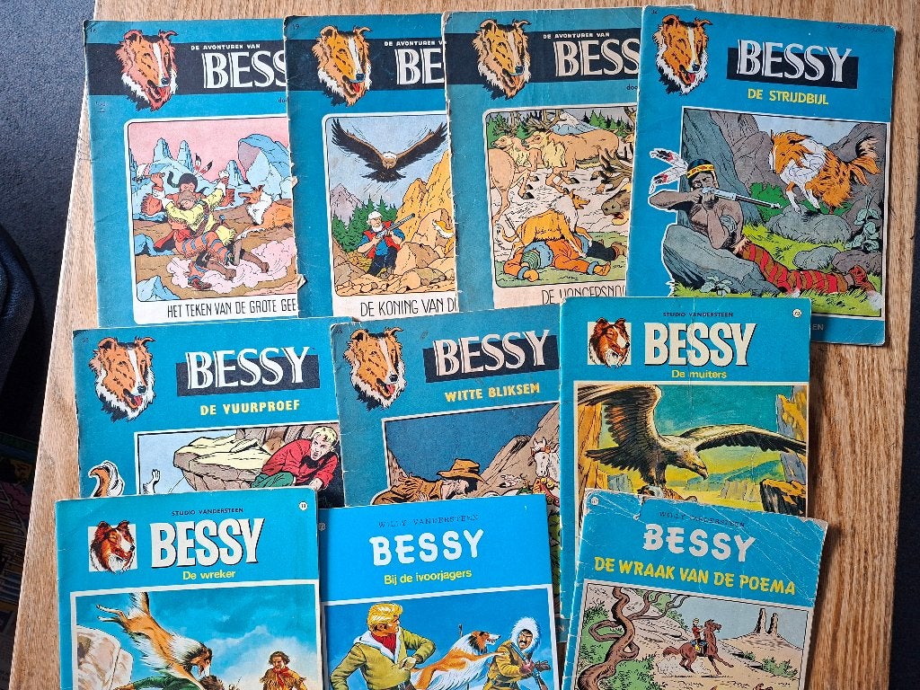 Bessy partij stapel 10x ook los te koop Vandersteen Wirel, Gelezen, Willy Vandersteen, Ophalen of Verzenden, Meerdere stripboeken