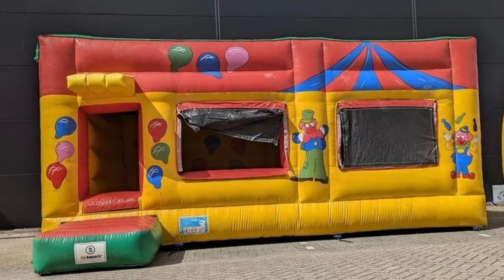 Goedkoop Springkussen Circus thema - te huur of te koop, Hobby en Vrije tijd, Ophalen, Gebruikt, Overige