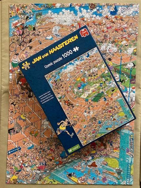 V. Haasteren Zomerspelen Parijs 1119801816 uit 2024 1000st., Ophalen of Verzenden, 500 t/m 1500 stukjes, Zo goed als nieuw, Legpuzzel