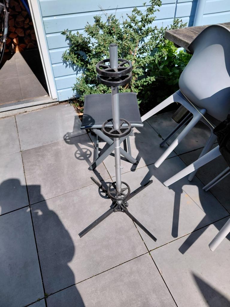 Banden opbergrek - Velgenboom - Aluminium, Ophalen