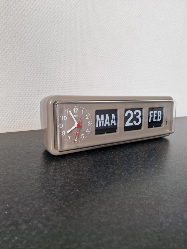Twemco design flipklok retro minimalist BQ38, Ophalen of Verzenden