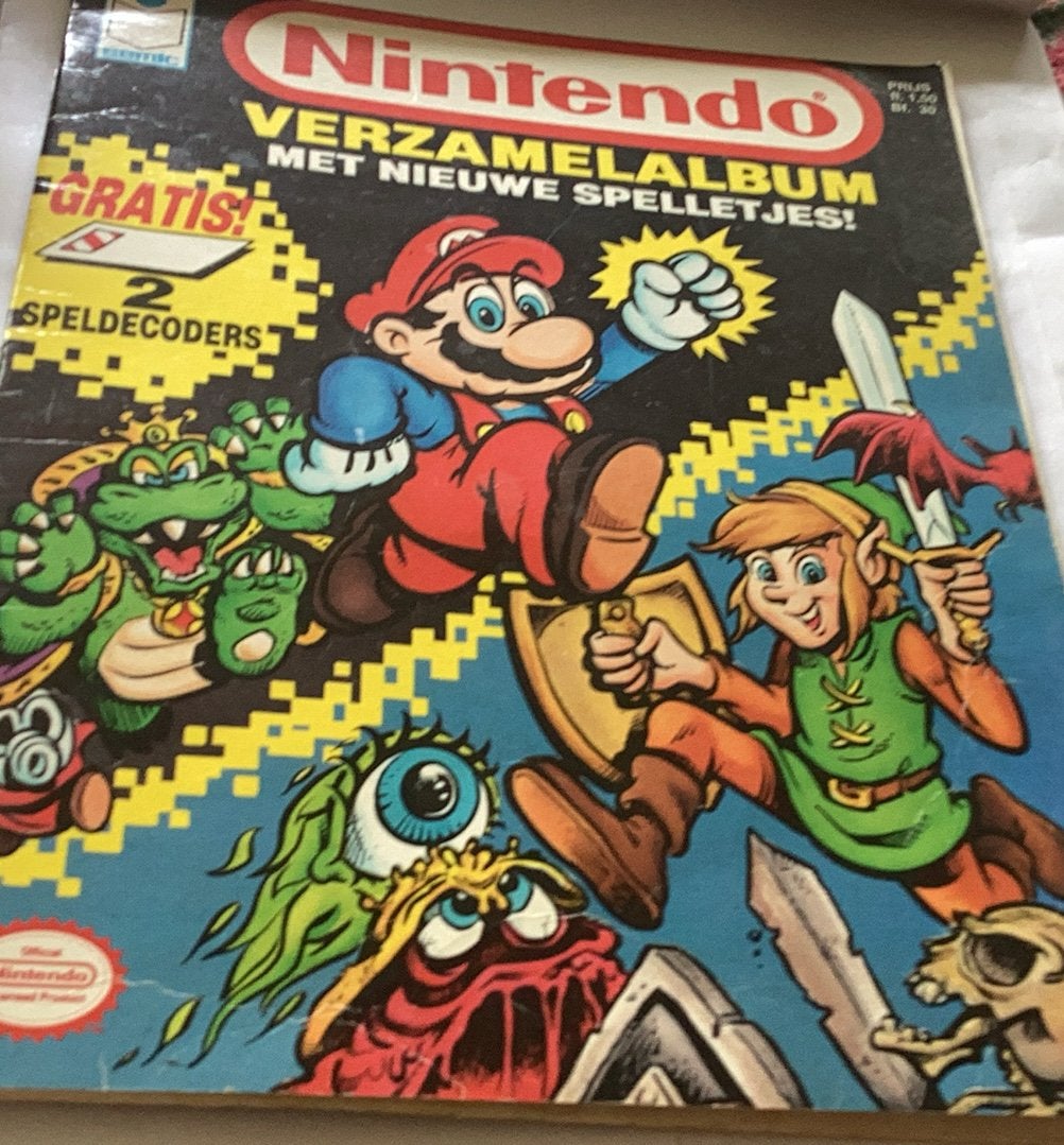 Nintendo verzamel album compleet, Ophalen of Verzenden, Zo goed als nieuw, Overige typen