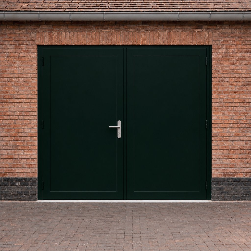Nieuw geïsoleerde openslaande garagedeur B 2189 x H 2210 mm, Doe-het-zelf en Verbouw, Deuren en Horren, Ophalen, Binnendeur, Nieuw