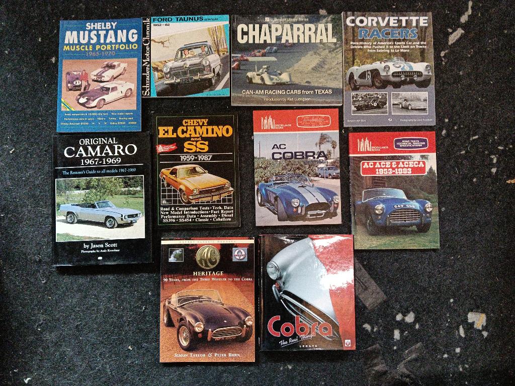 Veel boeken over auto's USA Zie alle foto's, Ophalen, Gelezen, Algemeen