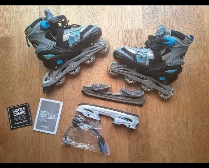 verstelbare Nijdam Inline skates/schaatsen maat 38/41, Ophalen, Verstelbaar, Gebruikt, Kinderen