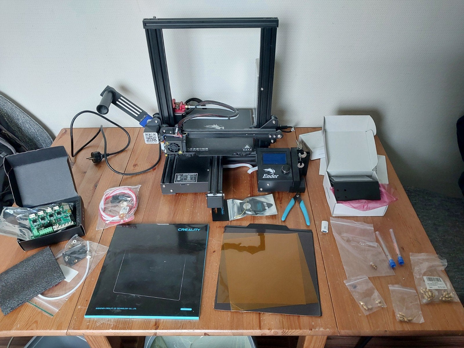 Creality Ender-3 Pro 3D-printer met extra's, Computers en Software, 3D Printers, Ophalen, Gebruikt, Filament, Creality