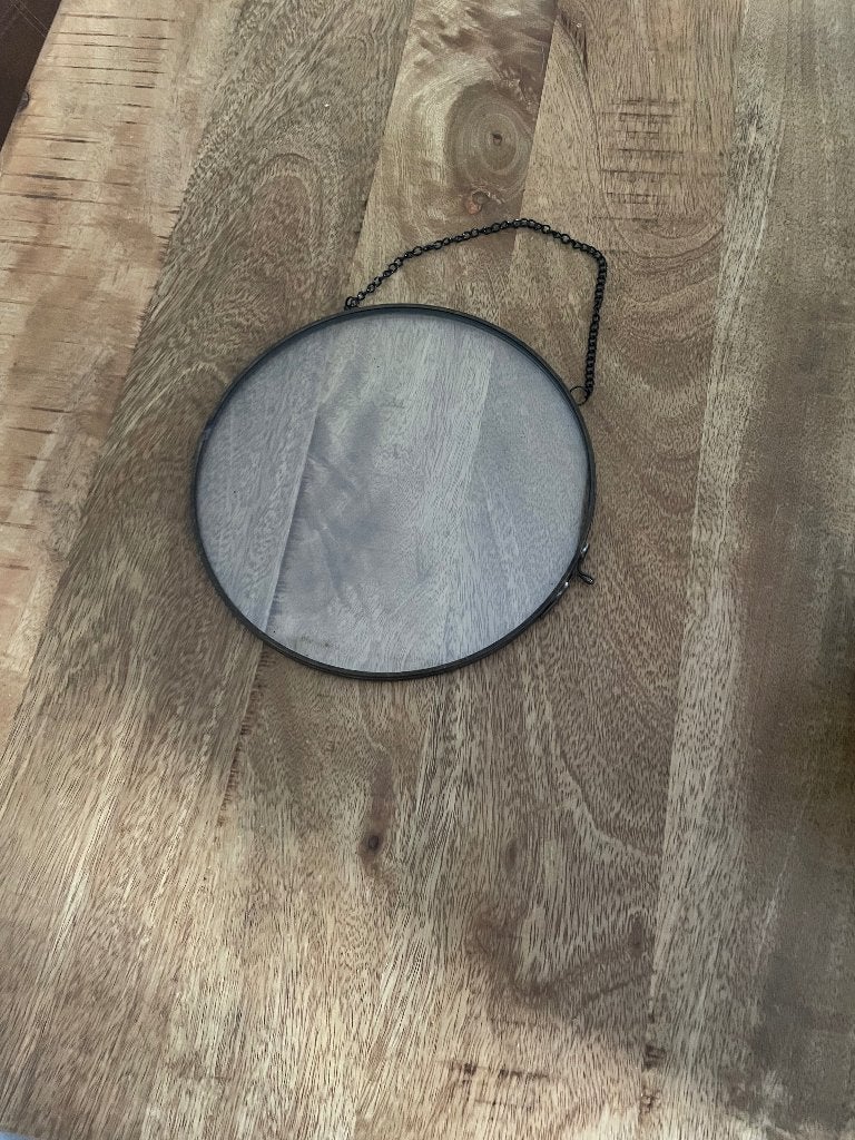 Glazen fotolijstje, Overige materialen, Minder dan 50 cm, Gebruikt, Ophalen of Verzenden
