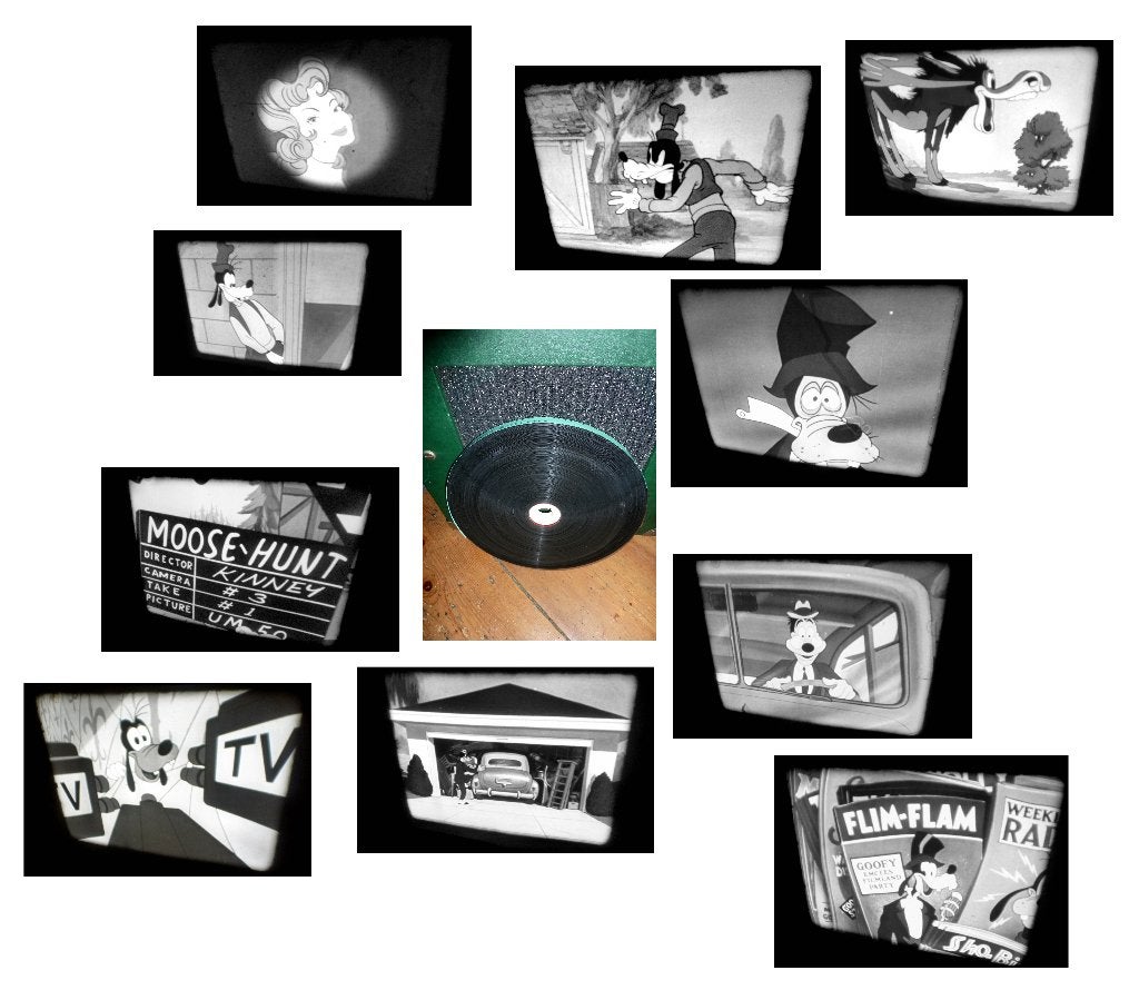16mm film Walt Disney - Goofy's Succes Story - 1955 -, Ophalen of Verzenden, 16mm film