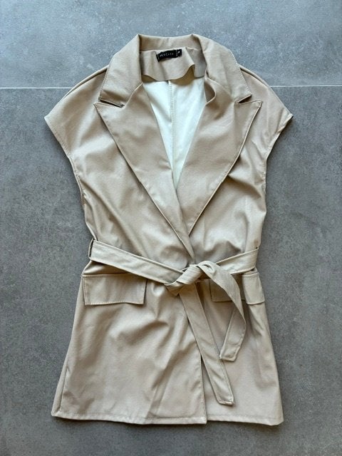 Bodywarmer dames lang model zandbeige Pescara maat M, Kleding | Dames, Bodywarmers, Maat 38/40 (M), Beige, Pescara, Ophalen of Verzenden