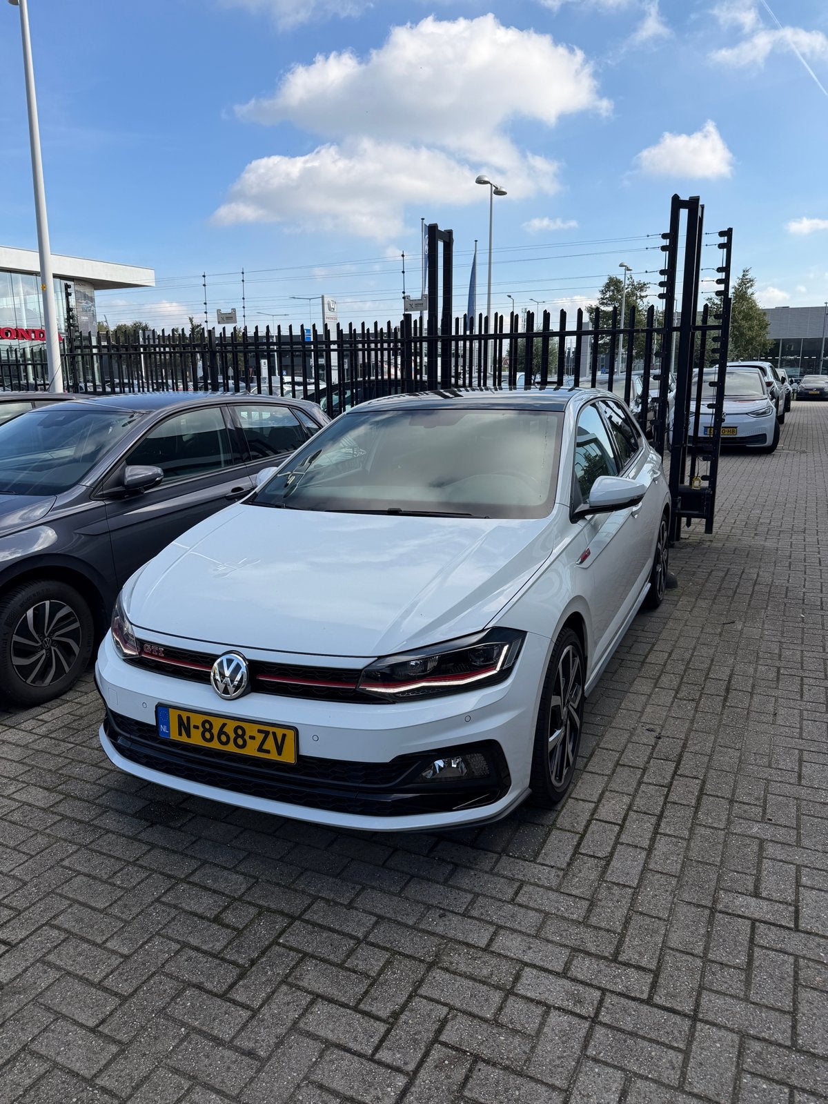 Volkswagen Polo 2.0 GTI 200pk 6-DSG 2020 Wit BEATS ACC, Auto's, Stof, 4 cilinders, 1984 cc, Wit
