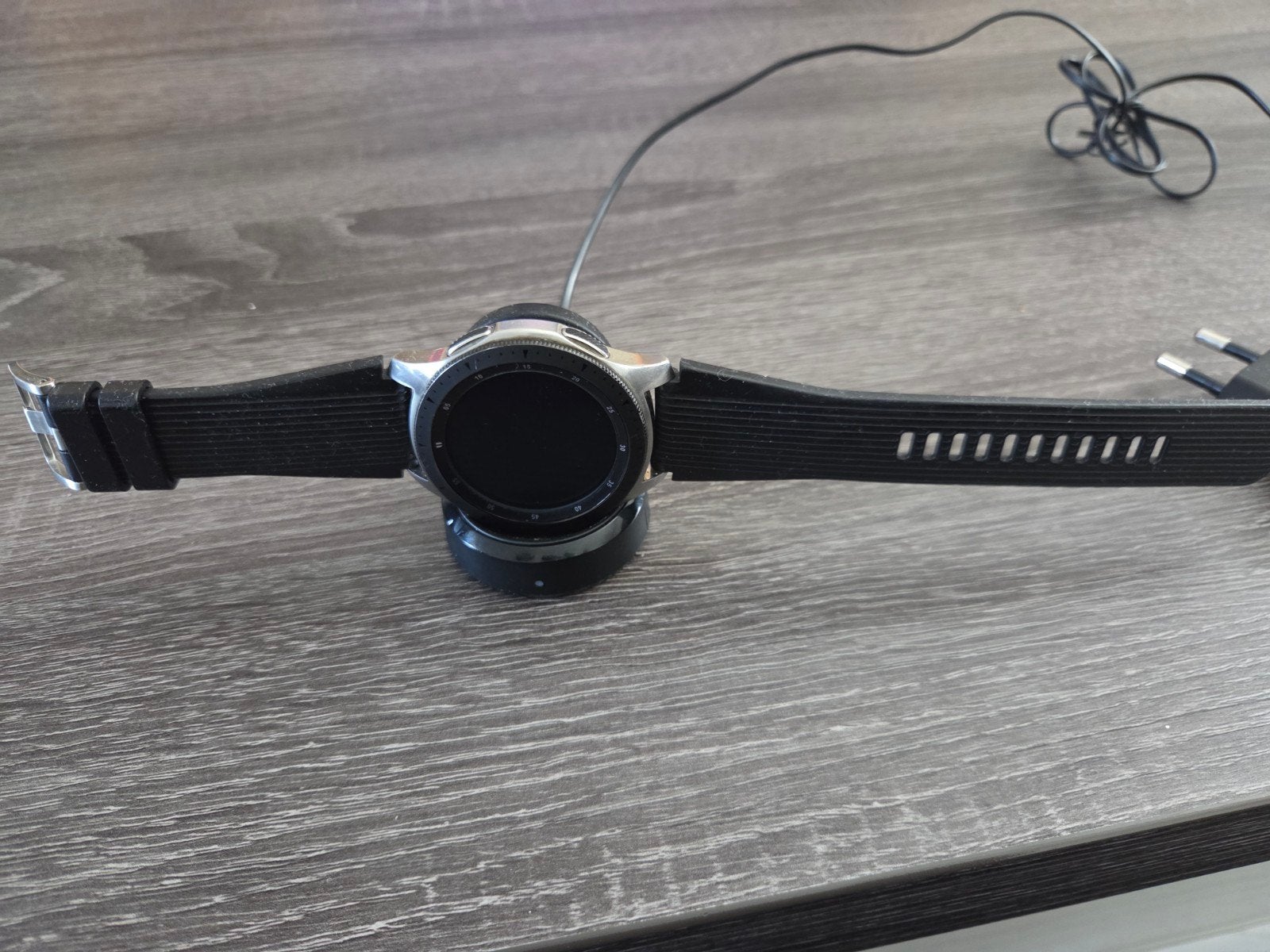 Samsung smartwatch, Ophalen of Verzenden, Zwart, Android