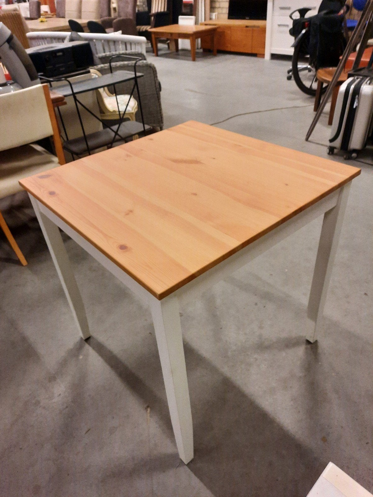 Ikea Lerhamn eettafel 74x74 cm, Huis en Inrichting, Tafels | Eettafels, Ophalen, 50 tot 100 cm, Vierkant, Tot twee personen