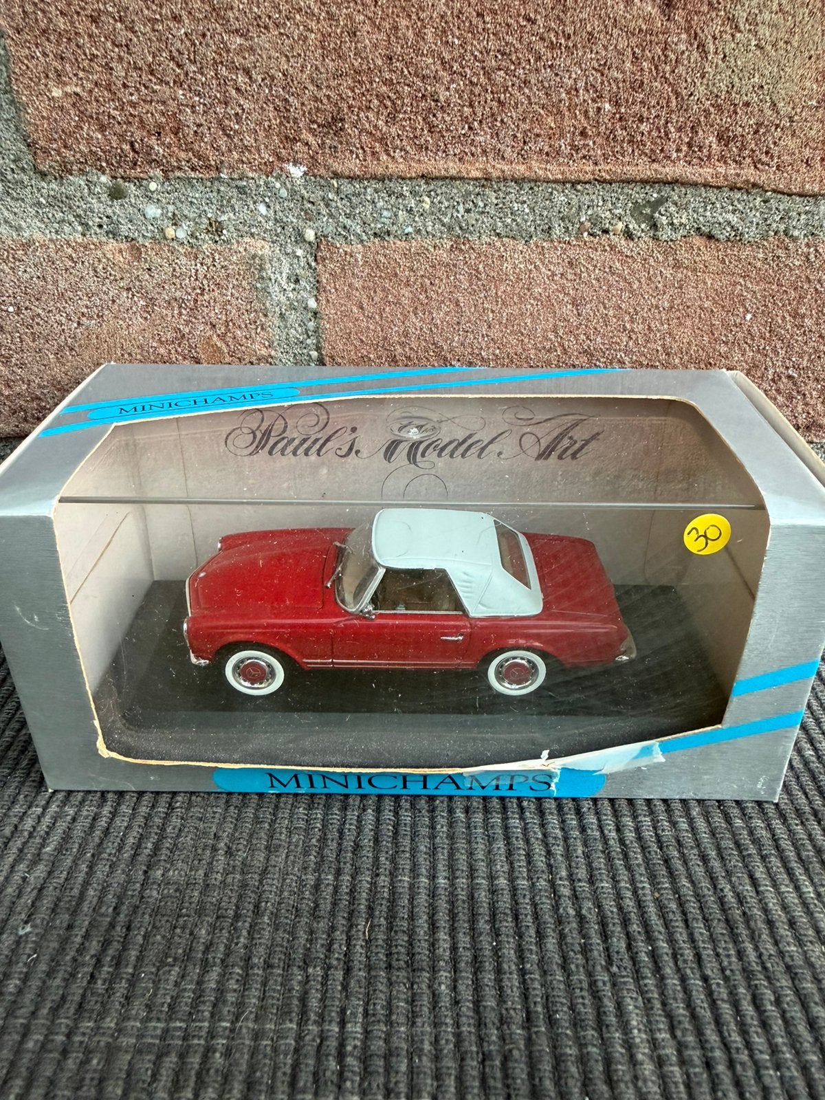 1:43 Minichamps Mercedes 280 SL “Pagode” …….. 30,-, Ophalen of Verzenden, Zo goed als nieuw, Auto, Overige merken