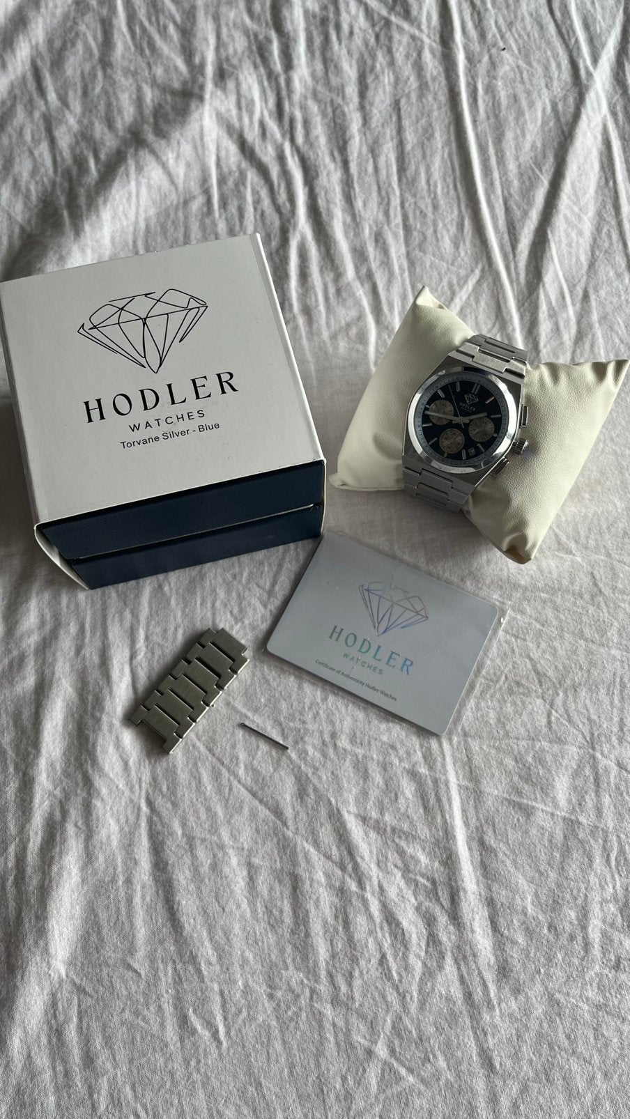 Hodler Torvane Luxe Horloges, Overige merken, Staal, Polshorloge, Ophalen of Verzenden