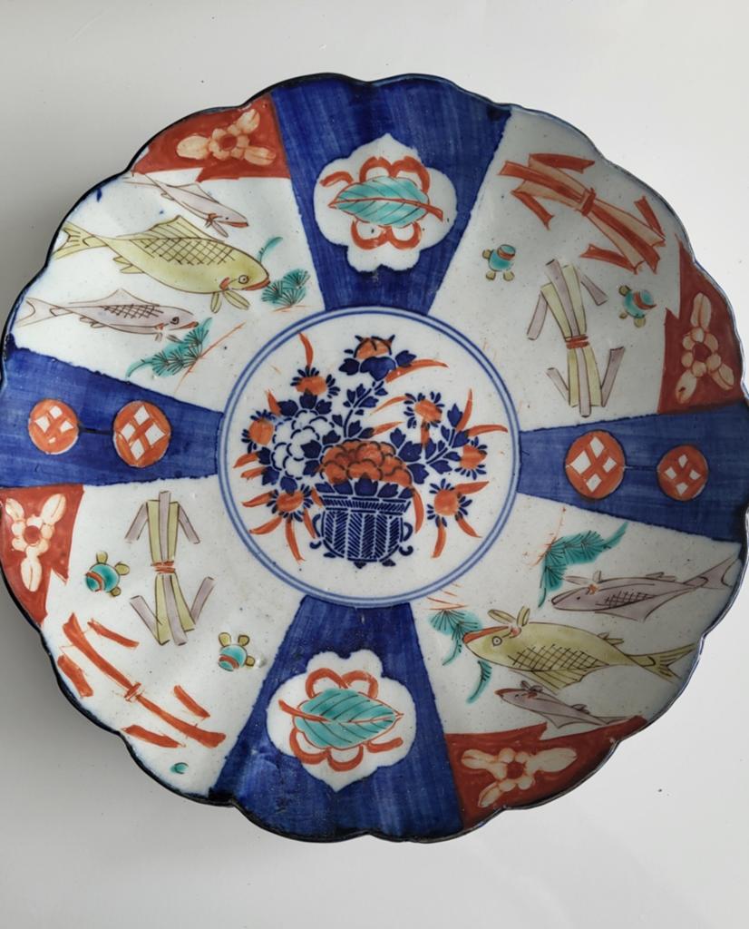 Te koop antiek Chinees Porseleinen wandbord diameter 21 cm, Antiek en Kunst, Ophalen of Verzenden