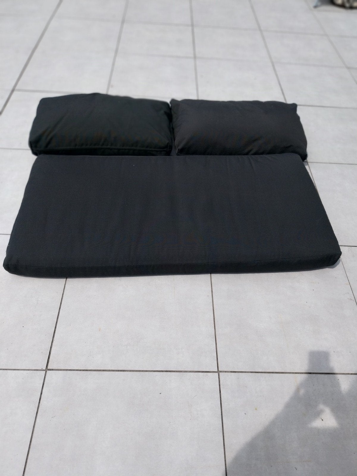 Kussens loungeset buiten bankje 130, Ophalen, Gebruikt