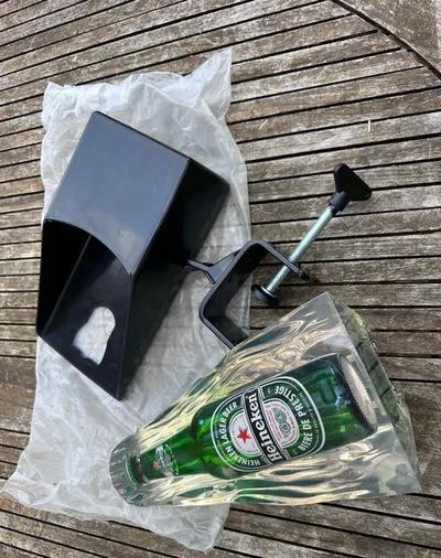 Heineken bar opener  heineken fles in ijs, Ophalen of Verzenden, Zo goed als nieuw, Flesopener, Heineken