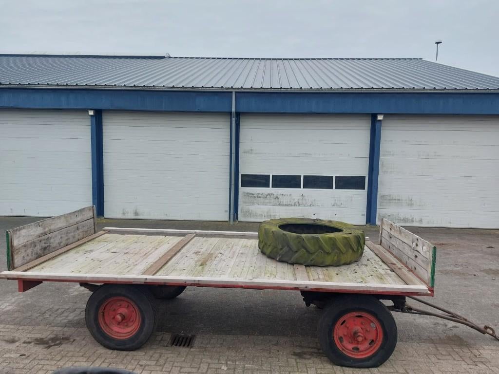 Platte Wagen, Ophalen, Gebruikt