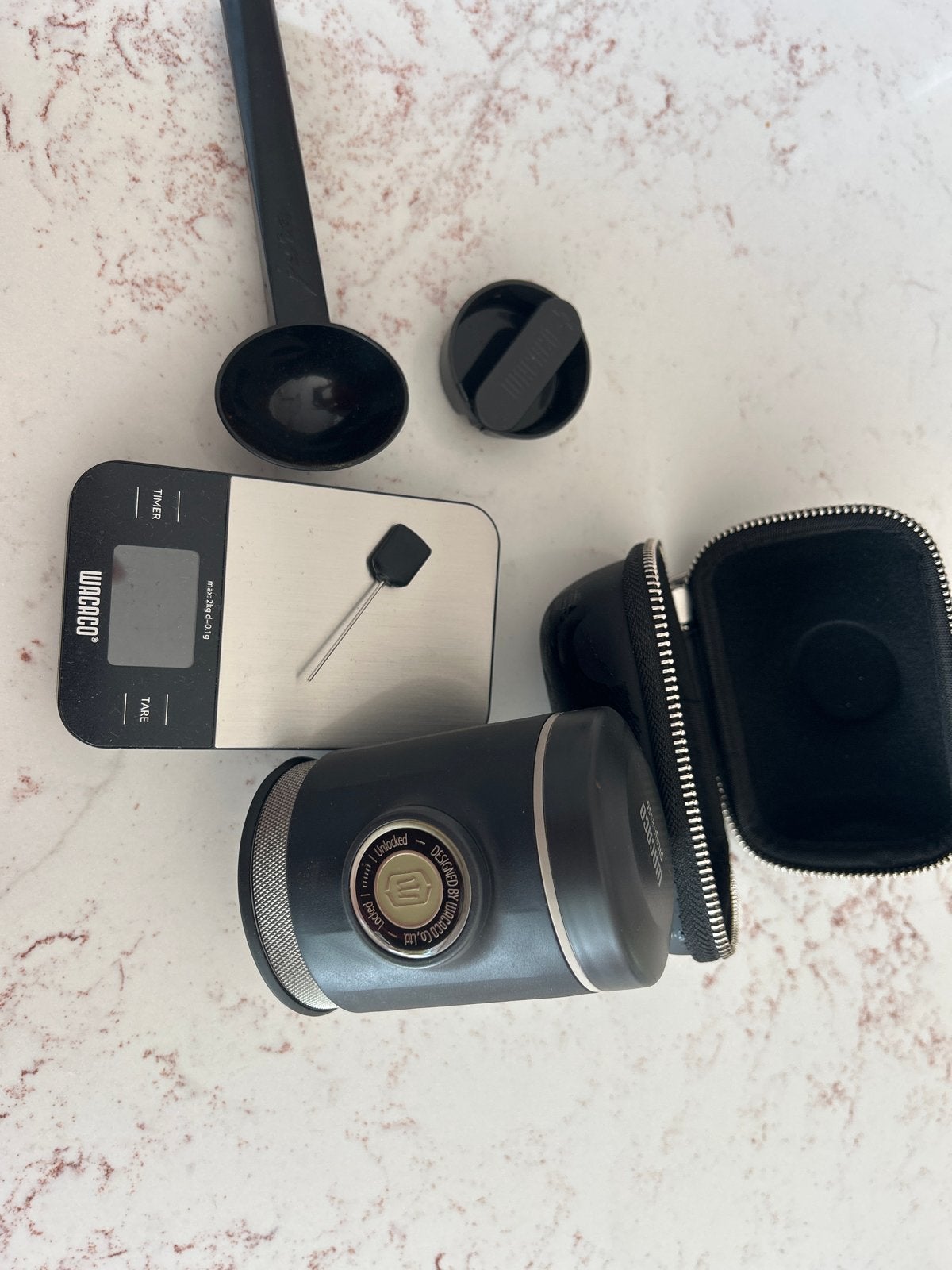 Wacaco Picopresso Draagbare Espressomachine, Witgoed en Apparatuur, Koffiezetapparaten, Espresso apparaat, Gemalen koffie, Ophalen of Verzenden
