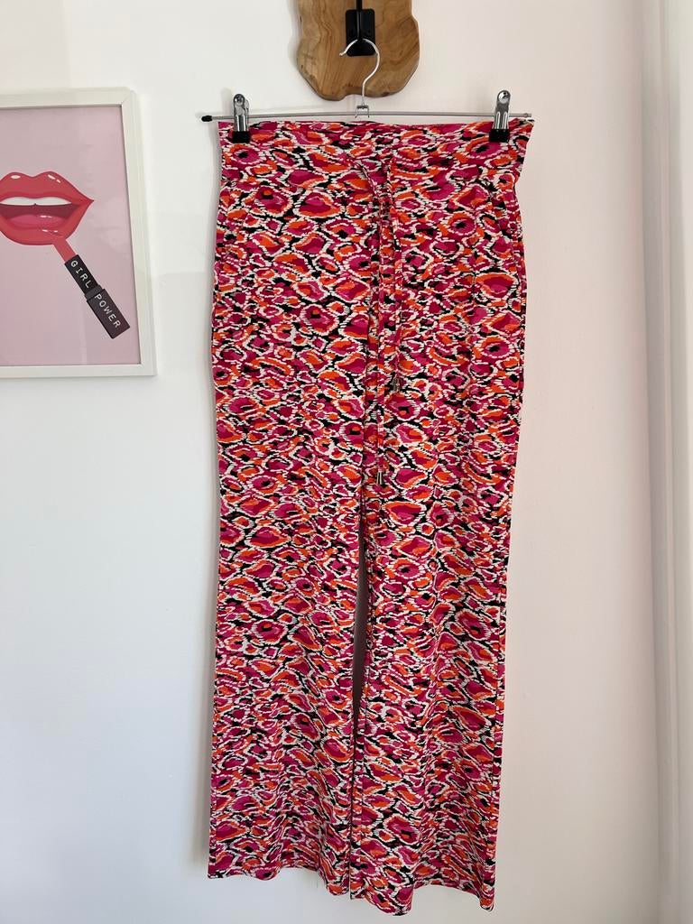 Mi Piace travelstof wijde leg zomerse broek maat S als nieuw, Eu, Overige kleuren, Eu, Ophalen of Verzenden