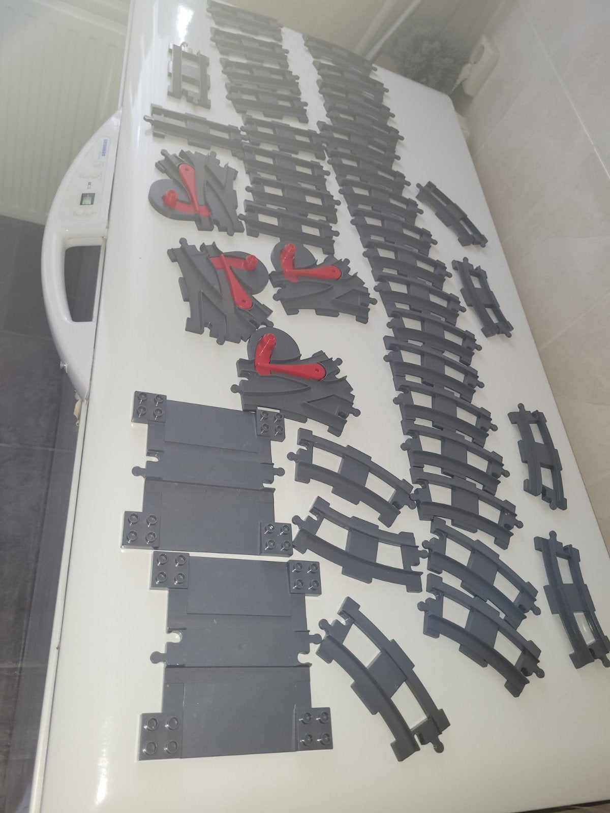 flinke partij lego duplo rails, Kinderen en Baby's, Speelgoed | Duplo en Lego, Ophalen of Verzenden, Duplo