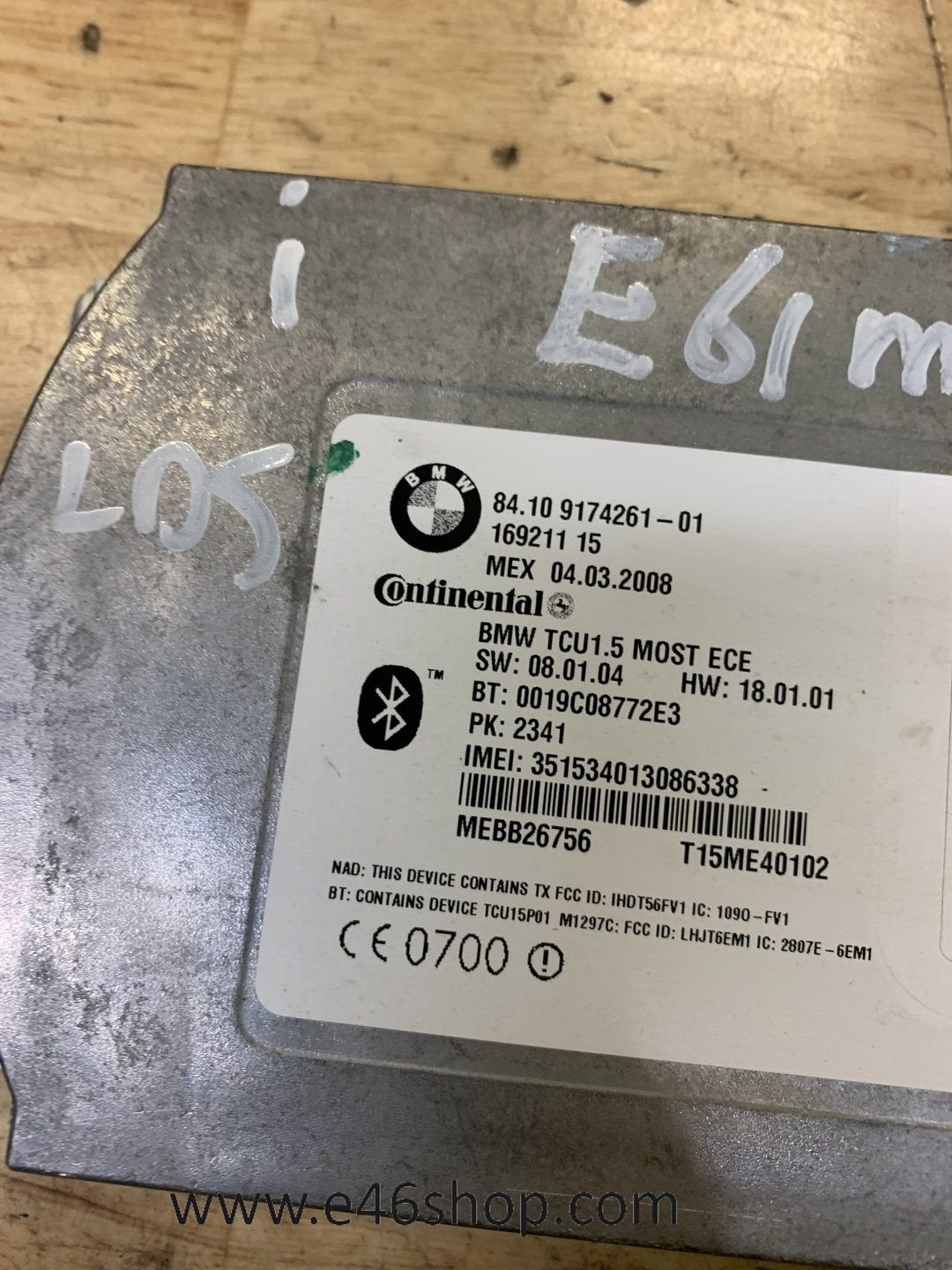 TELEFOON MODULE BMW E61 E63 E64 X5 OE 84109174261, Gebruikt, -, -, Ophalen of Verzenden