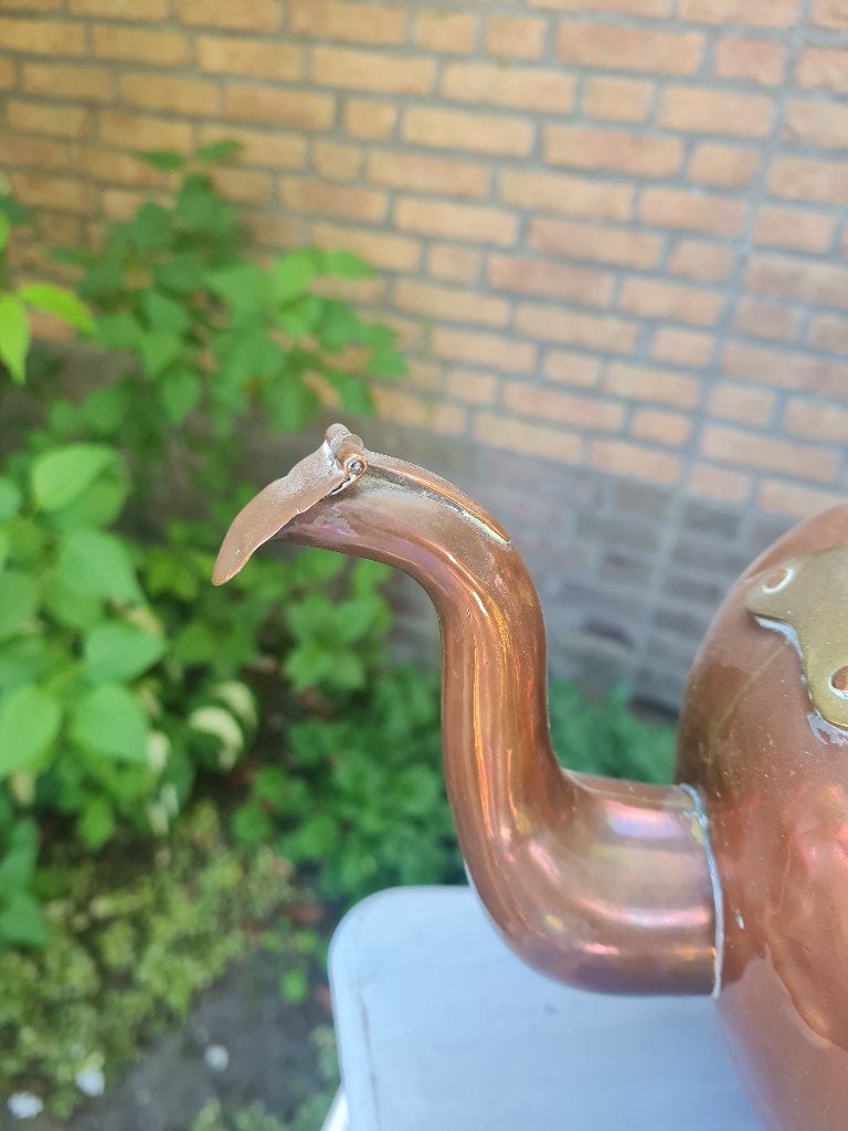 Antieke rood koperen ketel, Antiek en Kunst, Ophalen of Verzenden