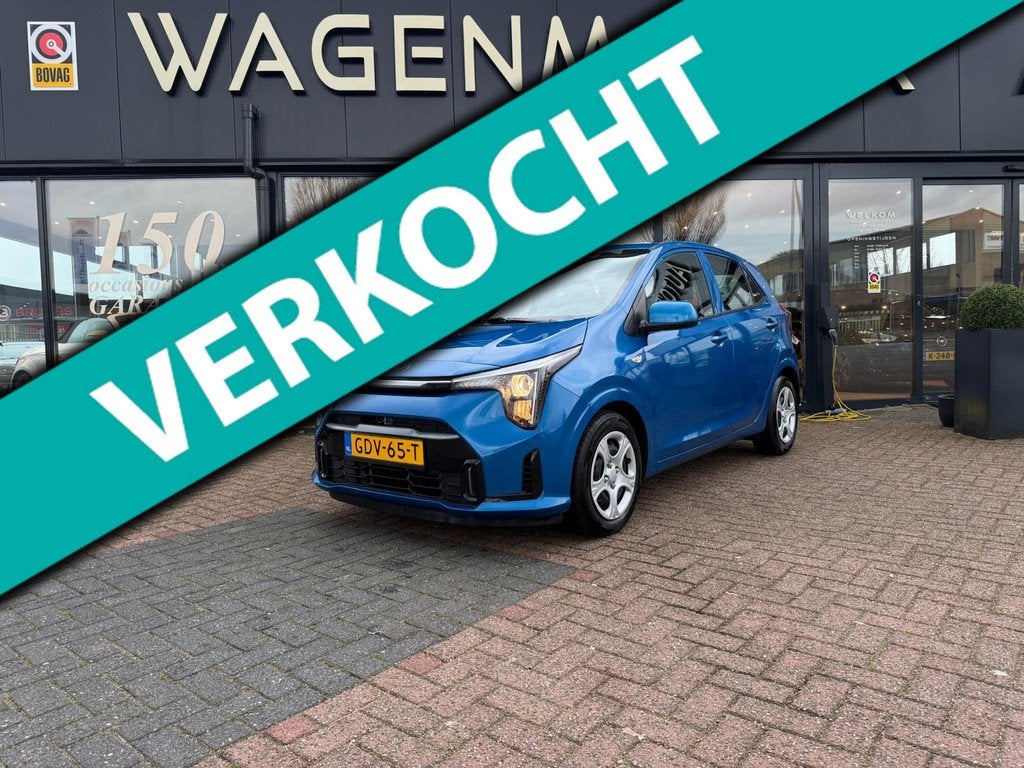 Kia PICANTO 1.0 DPi DynamicLine Clima|Cruise|CAM|Carplay!, Auto diversen, Schadeauto's, Kia, Blauw, Handgeschakeld, 998 cc