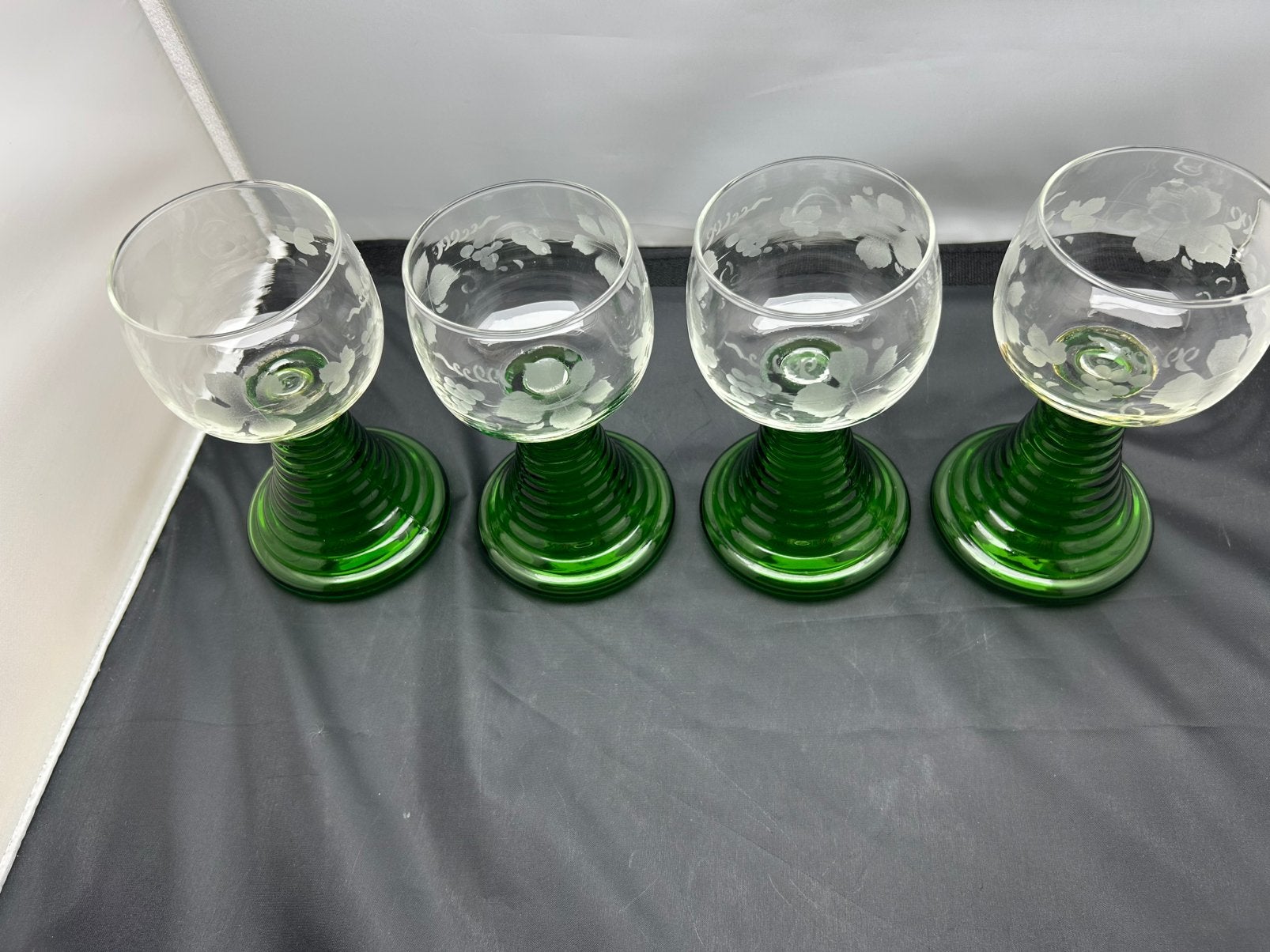4 prachtige Roemer Luminarc wijnglazen, Ophalen, Glas of Glazen, Vintage, Glas