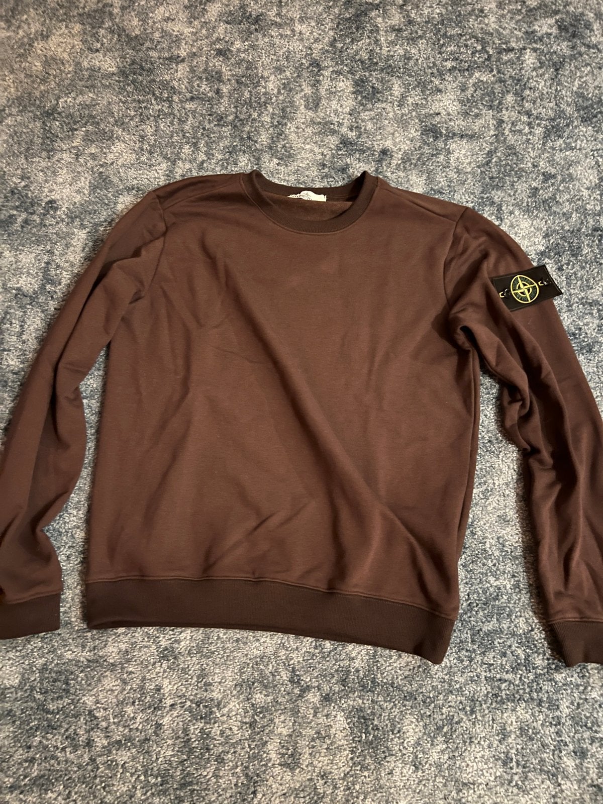 Stone Island Bruine Crewneck Sweater - Zo goed als nieuw, Ophalen of Verzenden, Zo goed als nieuw, Maat 52/54 (L), Bruin