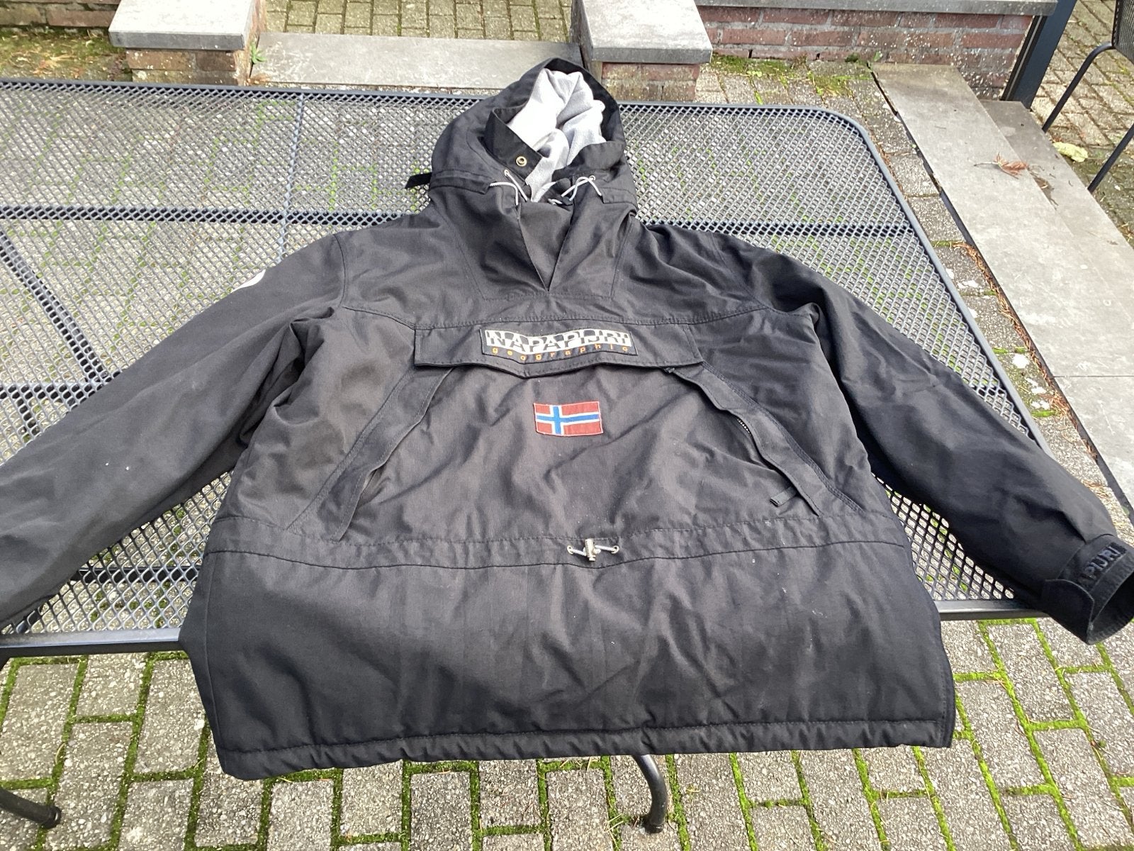 Napapijri Skidoo Winterjas Zwart Maat XXXL 3XL, Ophalen of Verzenden, Zo goed als nieuw, Overige maten, Zwart