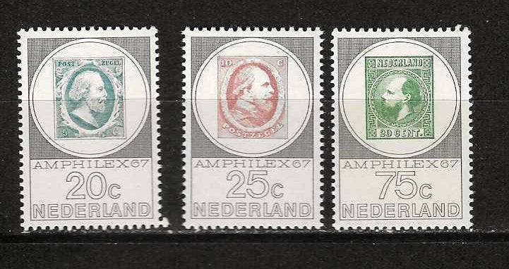 Nederland 886-888 postfris, Ophalen of Verzenden, Na 1940, Postfris