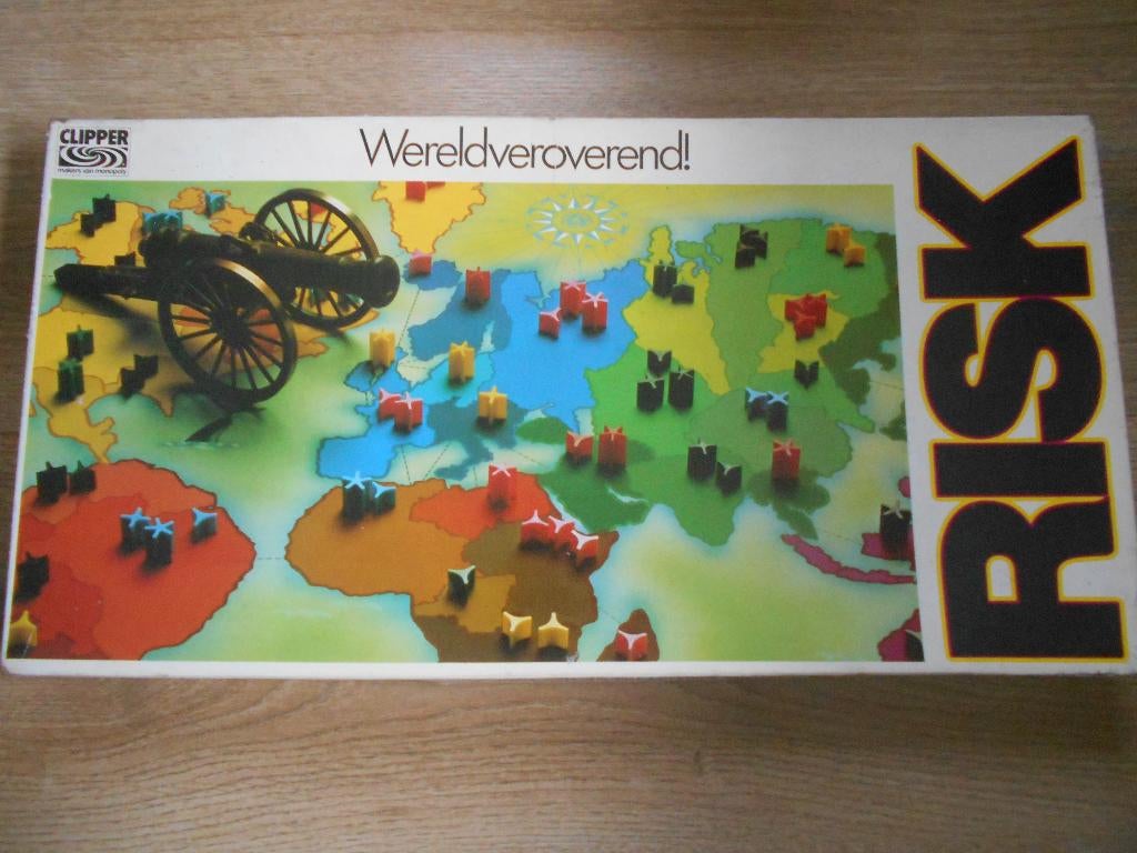 Clipper Risk, Hobby en Vrije tijd, Gezelschapsspellen | Bordspellen, Vijf spelers of meer, Ophalen of Verzenden, Gebruikt