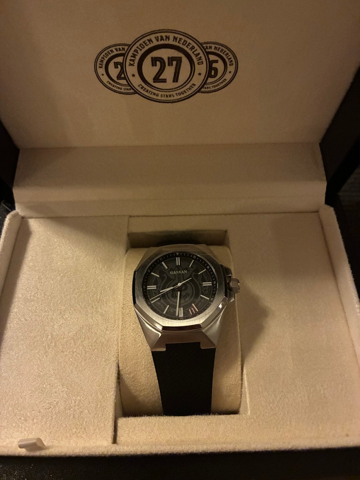 Gassan PSV Trinity Horloge Limited Edition, Staal, Polshorloge, Nieuw, Kunststof