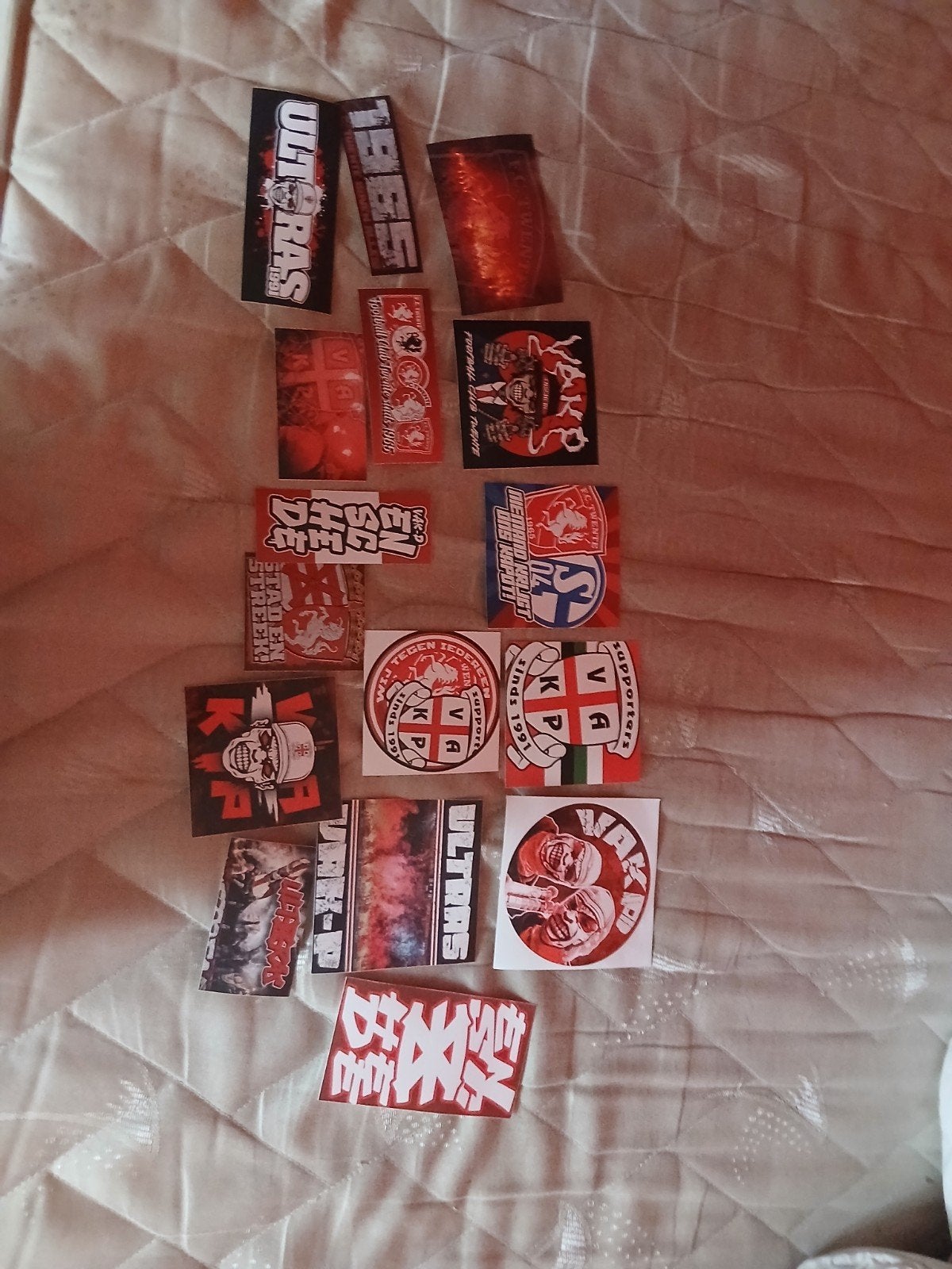 Vak p stickers, Ophalen of Verzenden