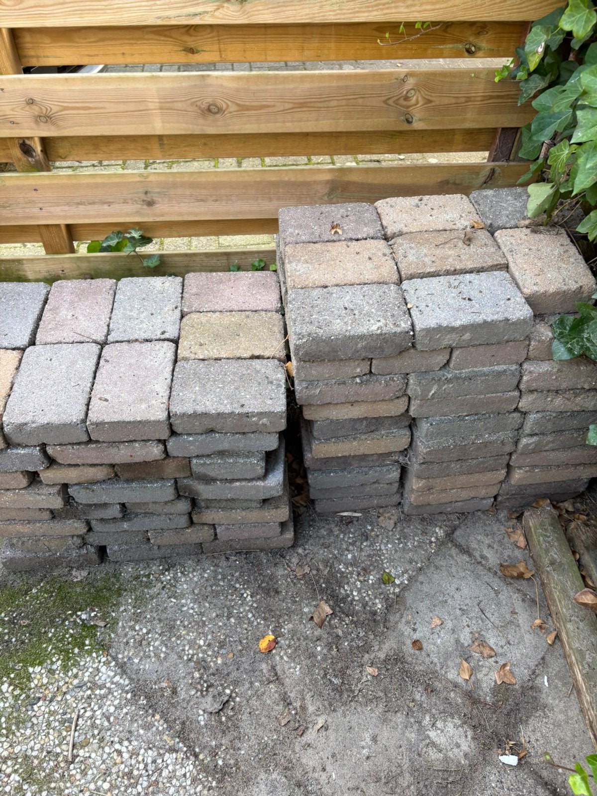 Straat klinkers, Tuin en Terras, Ophalen, Gebruikt, Klinkers, Minder dan 5 m²