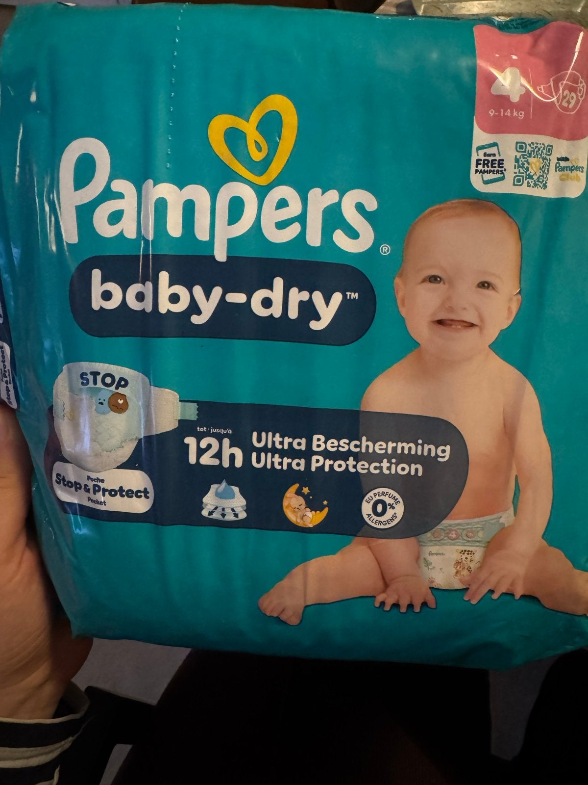 Pampers Baby-Dry Luiers Maat 4 (9-14 kg) - Nieuw, Ophalen of Verzenden, Nieuw