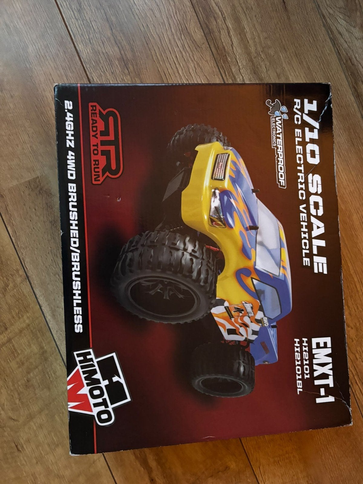 Himoto EMXT-1 RC Monster Truck 1:10 RTR met extra's, Elektro, Auto offroad, Ophalen of Verzenden, Zo goed als nieuw
