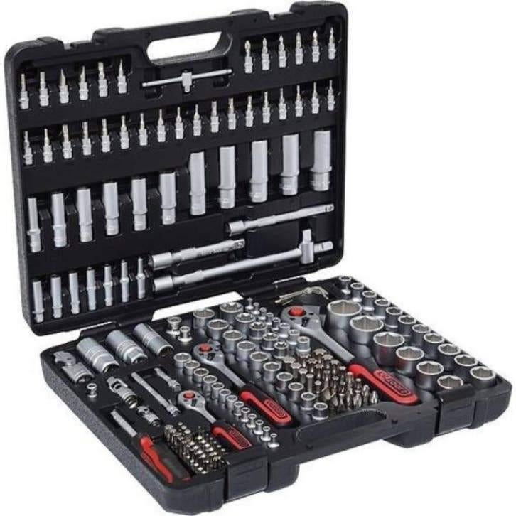 Doppenset 171 Delig Gereedschapskoffer – Ratel Set Auto, Info@purbesa.nl, Nieuw, Purbesa, Purbesa