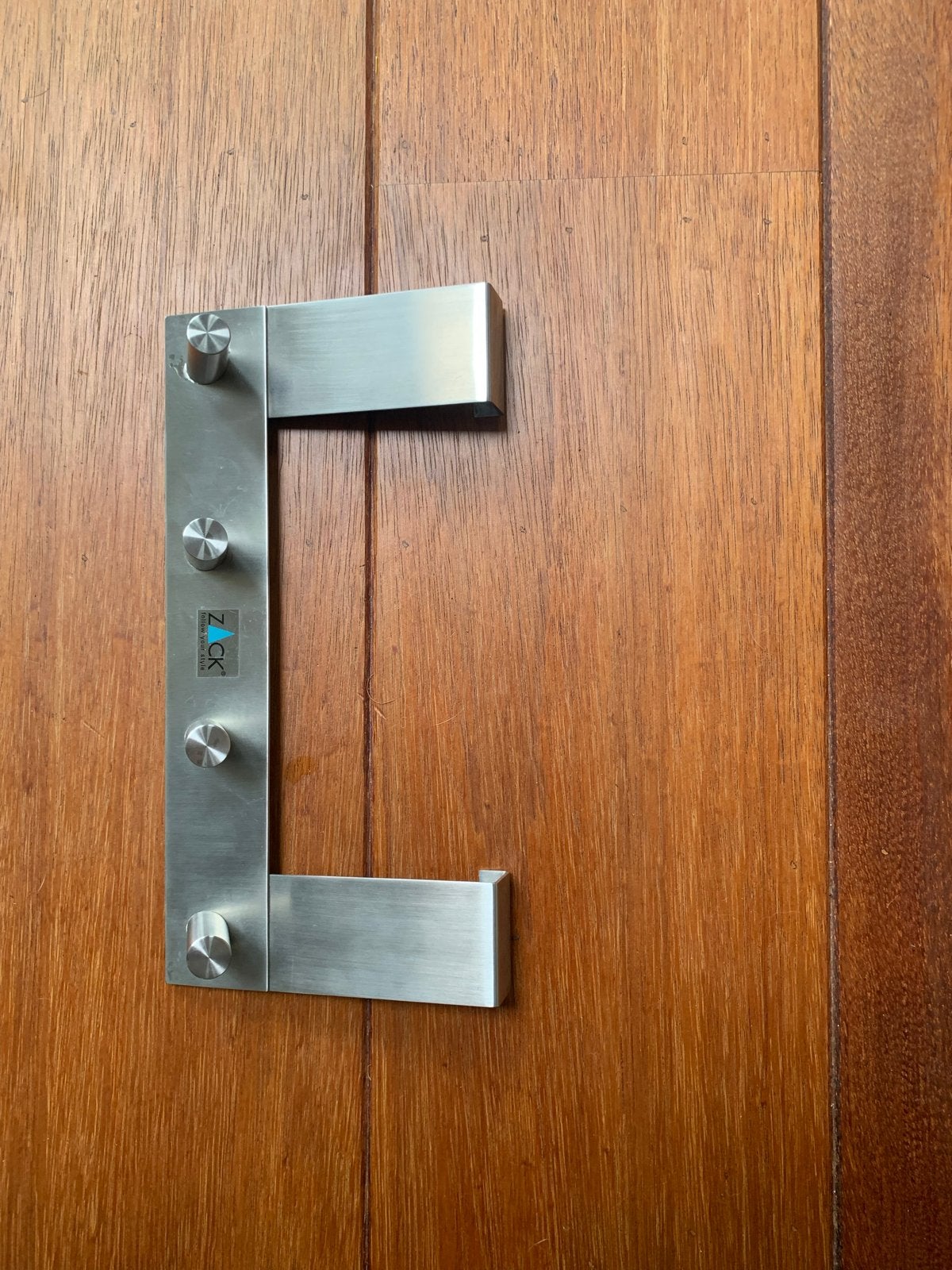 Zack ophangsysteem voor deur/kast met 4 robuuste haken, Gebruikt, Wandhaken, Ophalen of Verzenden, Minder dan 100 cm