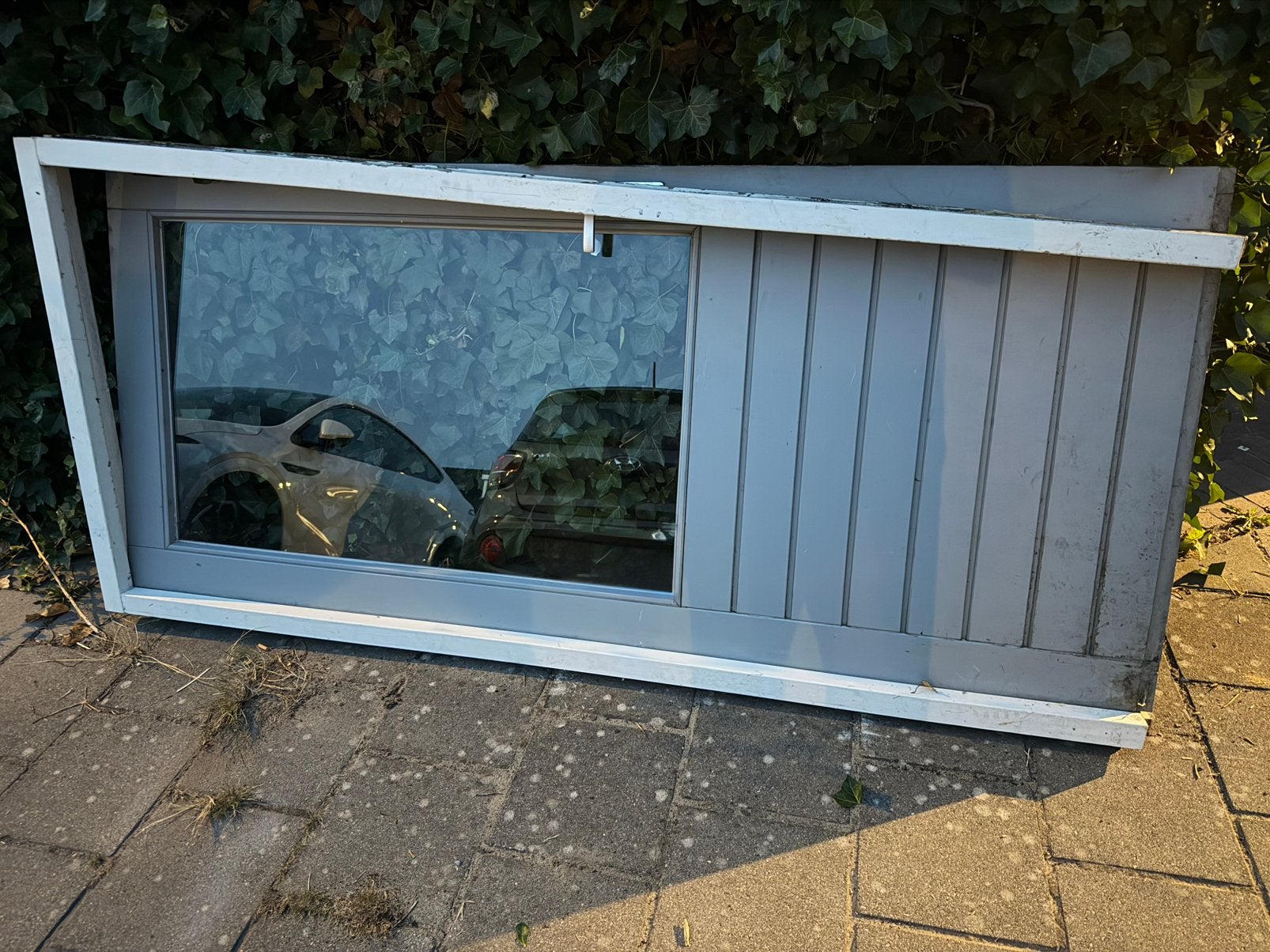 Schuurdeur, Doe-het-zelf en Verbouw, Kozijnen en Schuifpuien, Deurkozijn, Zo goed als nieuw, Hout, Ophalen