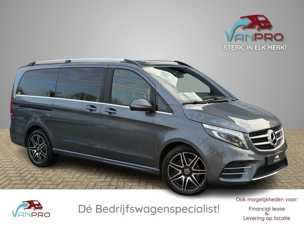 Mercedes-benz V-KLASSE 250d AMG 190pk Automaat Lang Dubbel C, Auto's, Bestelauto's, Bedrijf, ABS, Airbags, Airconditioning, Centrale vergrendeling