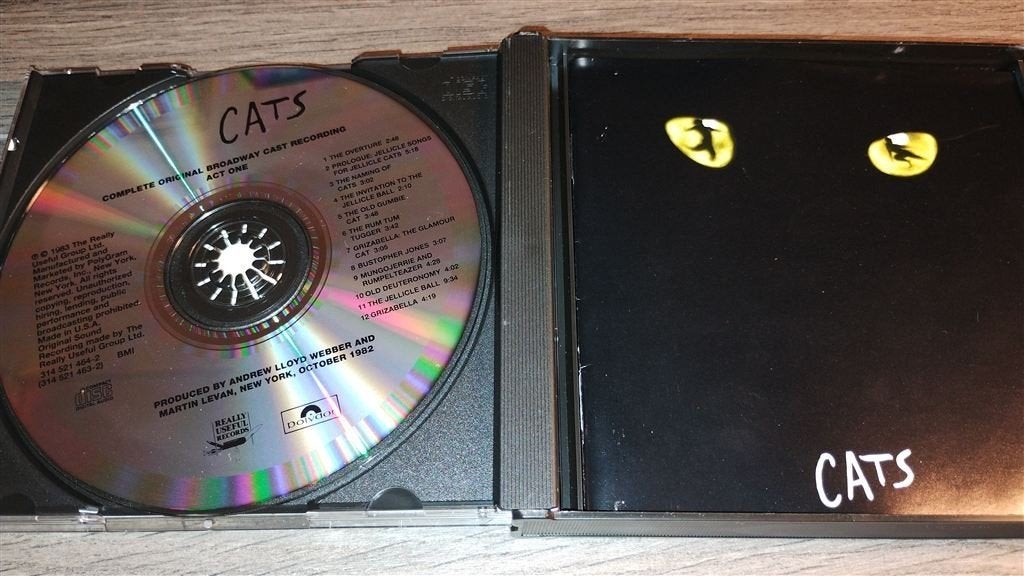 Cats - Complete Original Broadway Cast Recording, Ophalen of Verzenden, Zo goed als nieuw