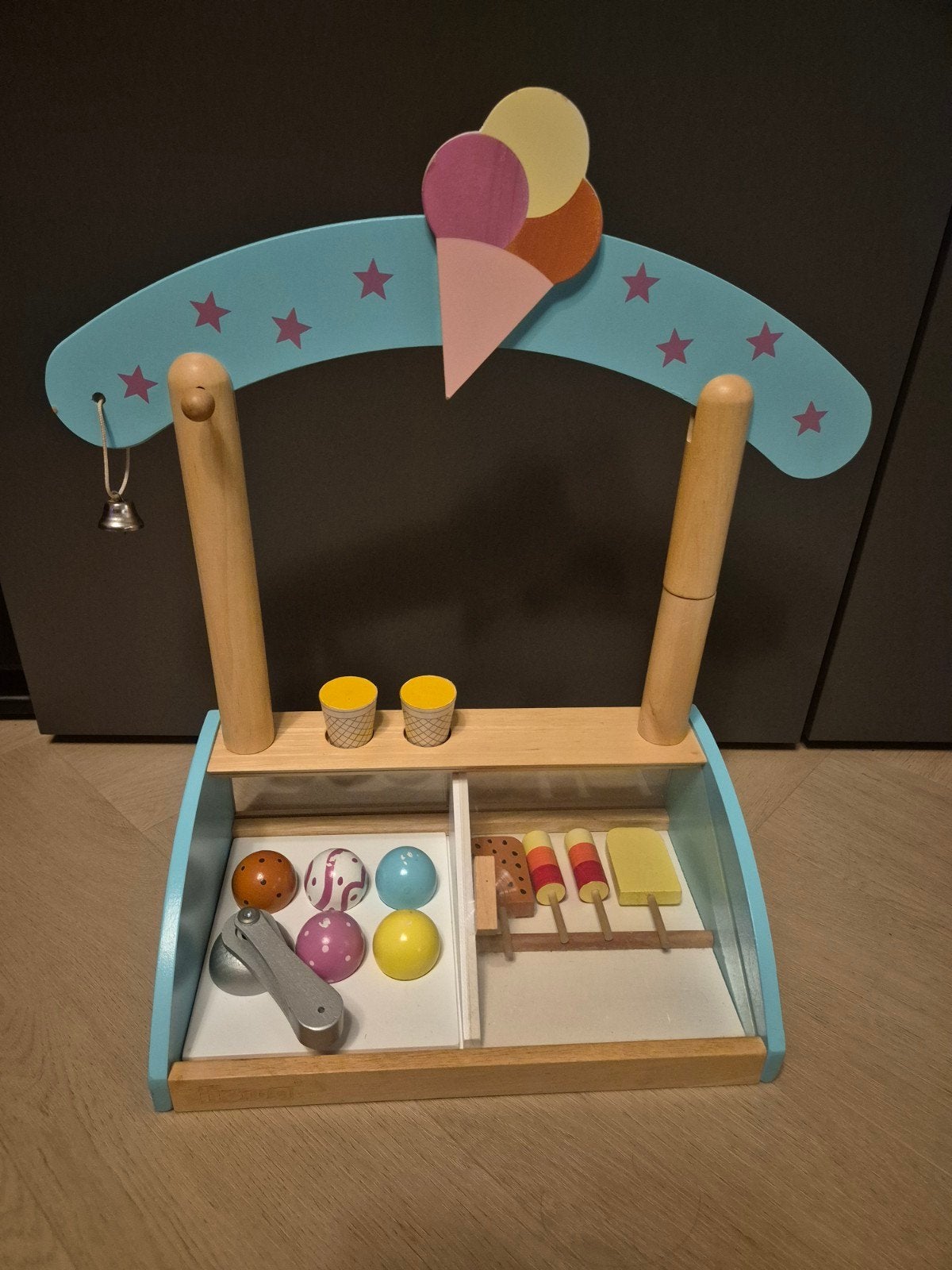 Houten IJskar Speelset met Accessoires, Ophalen