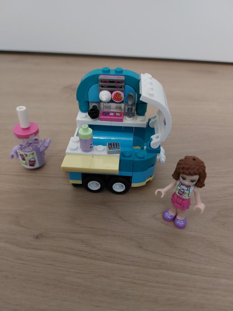 Lego Friends Food Truck met Minifiguur en Accessoires, Gebruikt, Lego, Friends, Ophalen of Verzenden