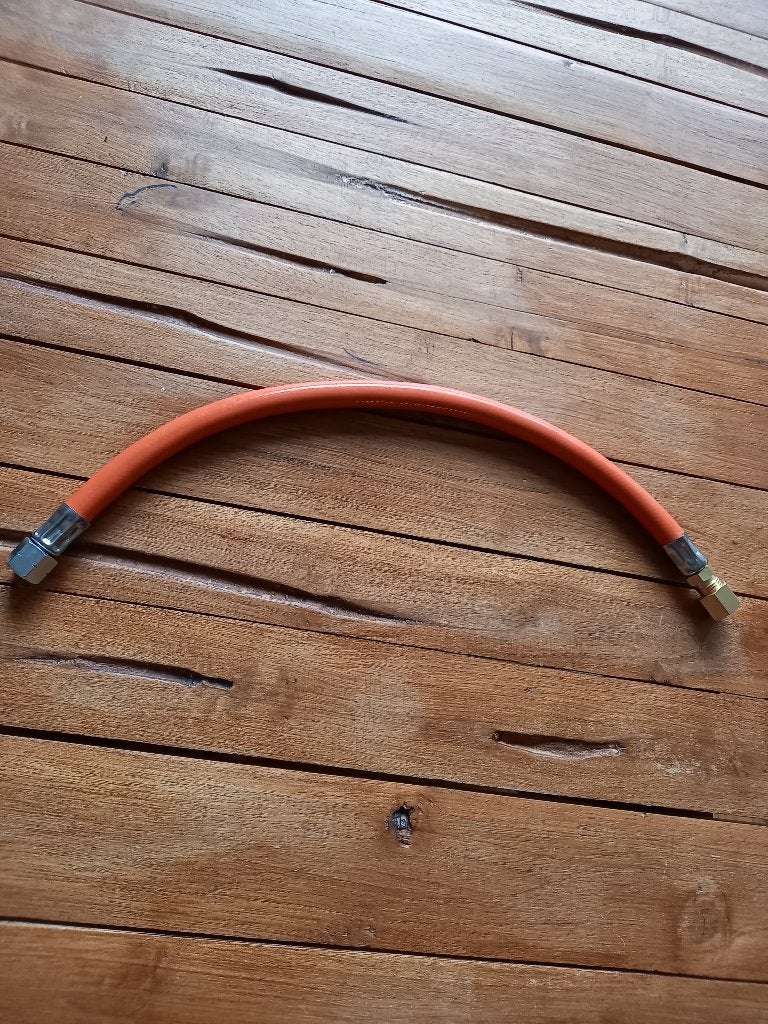 Knel gasslang 40 cm - 1/4" links x 8 mm, Ophalen of Verzenden, Nieuw